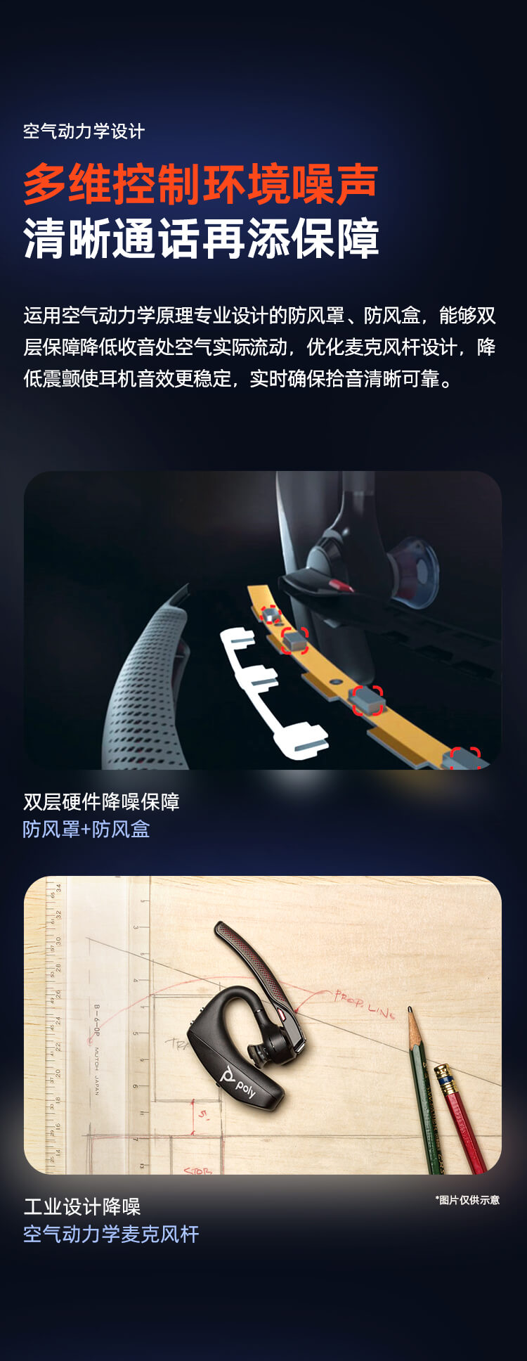 5200无线单耳蓝牙耳机 高清语音 智能降噪 超长待机 来电语音播报